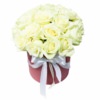 Цветы в коробке «Белые Розы»